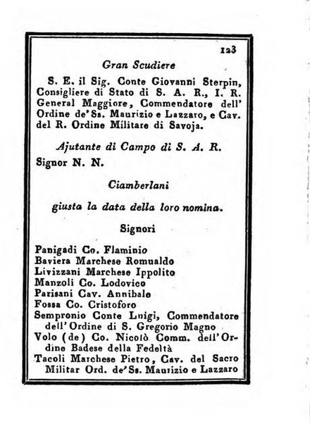 Almanacco di corte