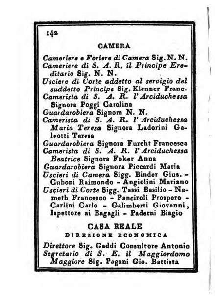 Almanacco di corte