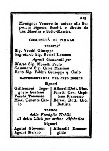 Almanacco di corte