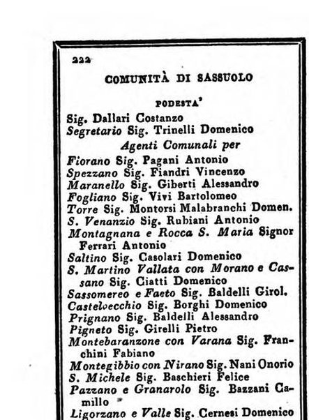 Almanacco di corte