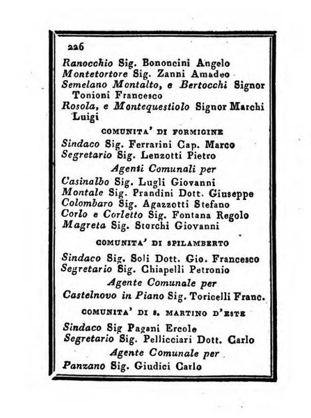 Almanacco di corte