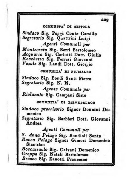 Almanacco di corte