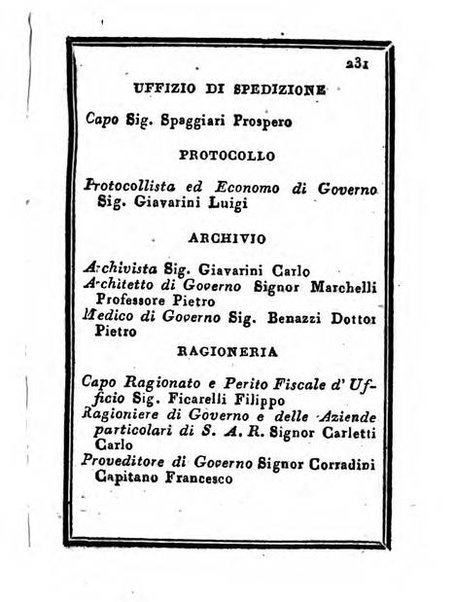 Almanacco di corte