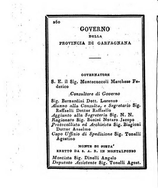 Almanacco di corte