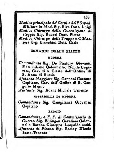 Almanacco di corte