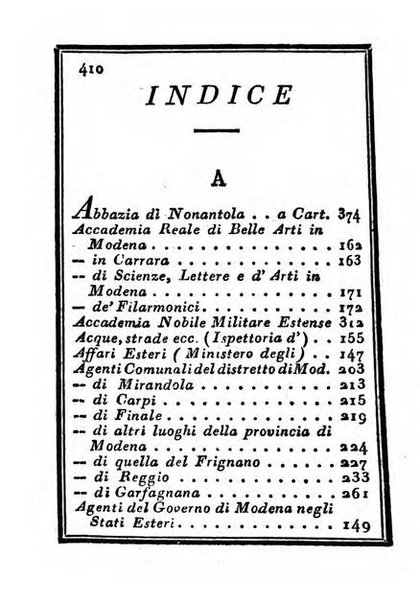 Almanacco di corte