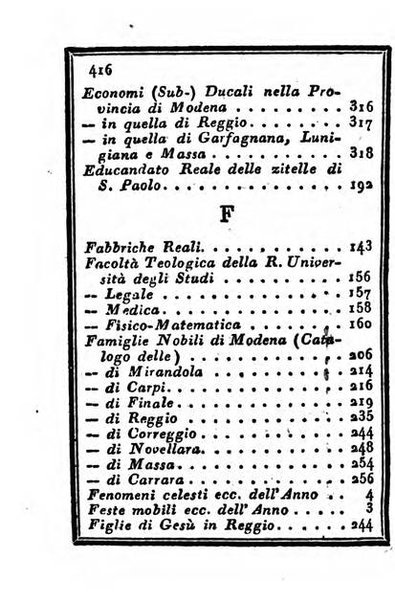 Almanacco di corte