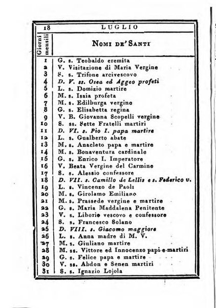 Almanacco di corte