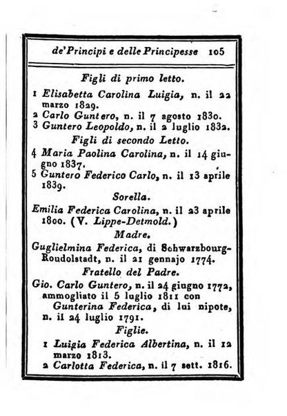 Almanacco di corte