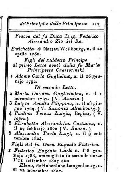 Almanacco di corte