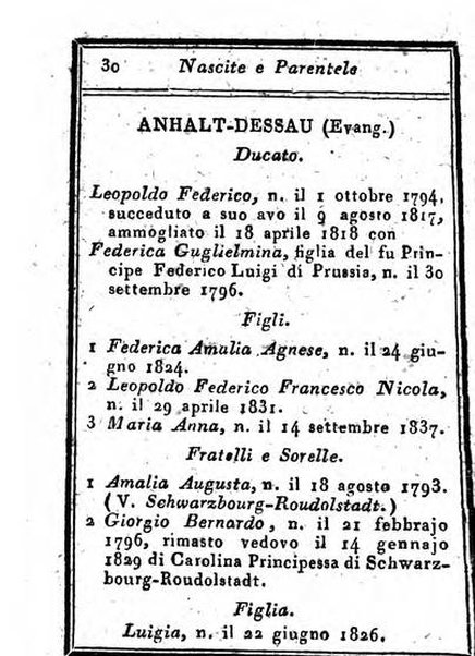 Almanacco di corte