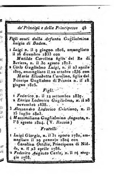 Almanacco di corte