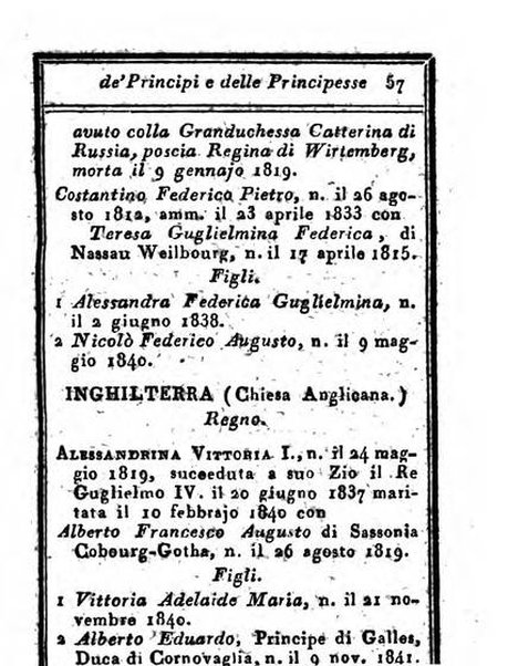 Almanacco di corte