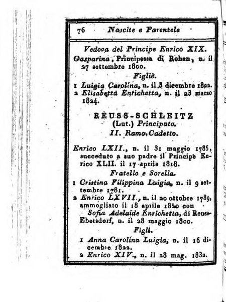 Almanacco di corte