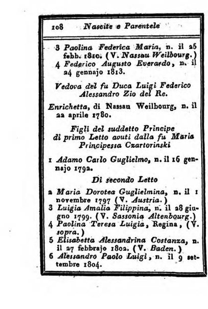 Almanacco di corte