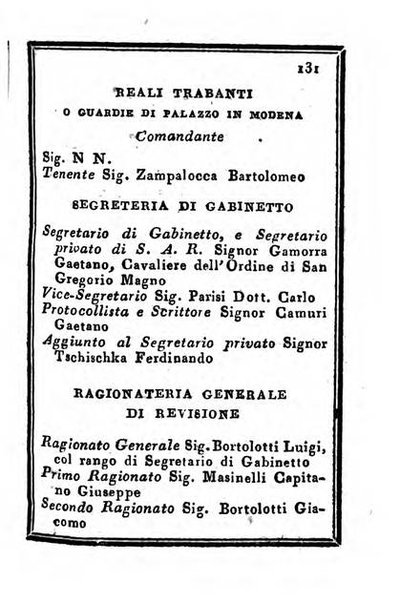 Almanacco di corte