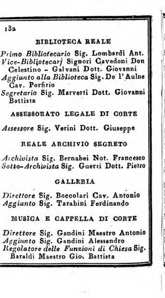 Almanacco di corte