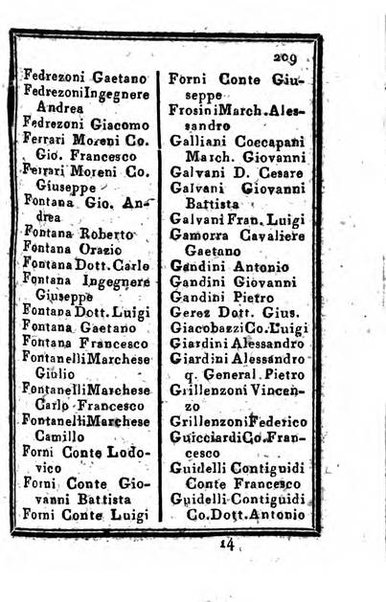 Almanacco di corte