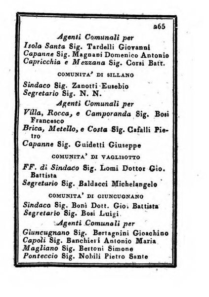 Almanacco di corte