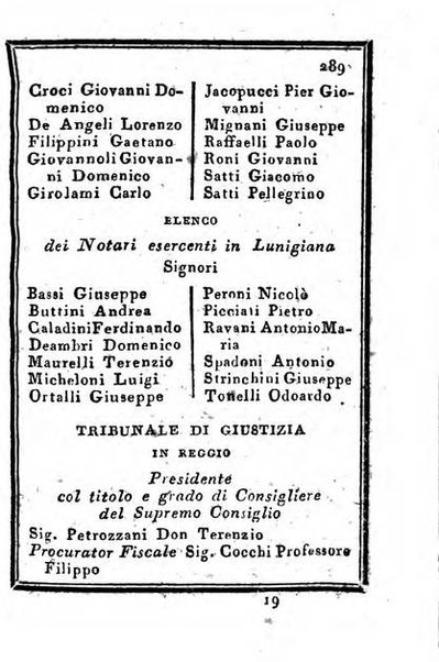 Almanacco di corte