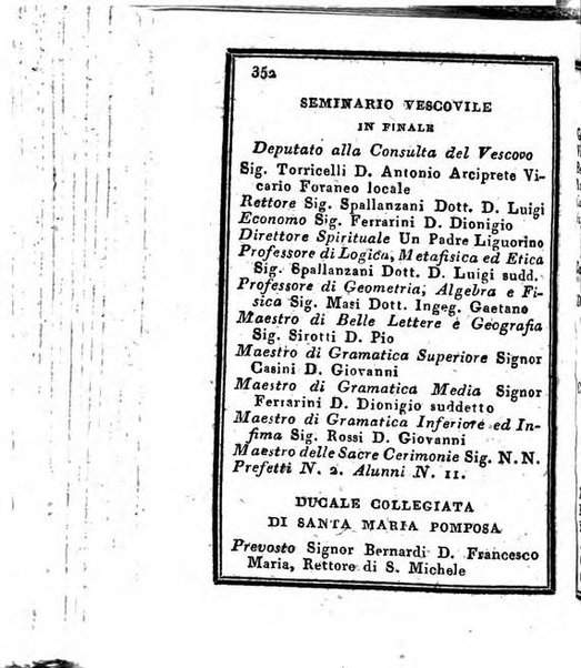 Almanacco di corte