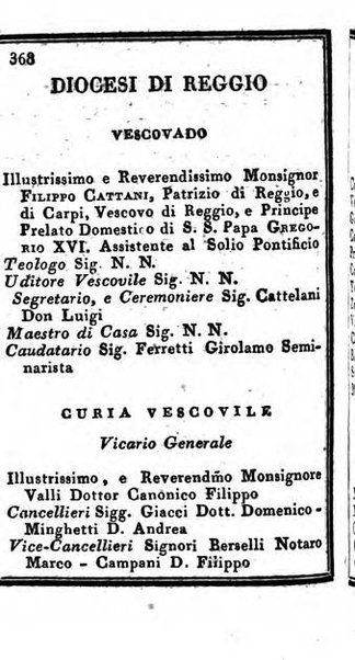 Almanacco di corte