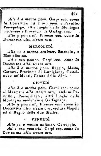 Almanacco di corte