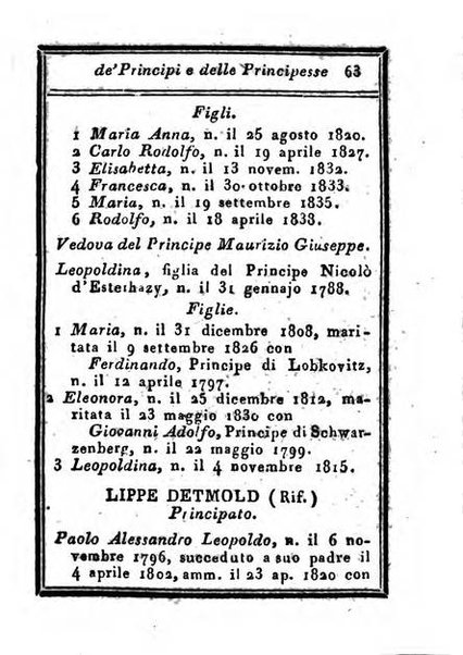 Almanacco di corte