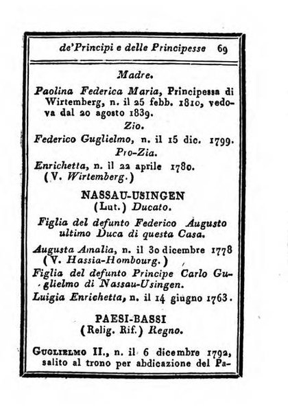 Almanacco di corte