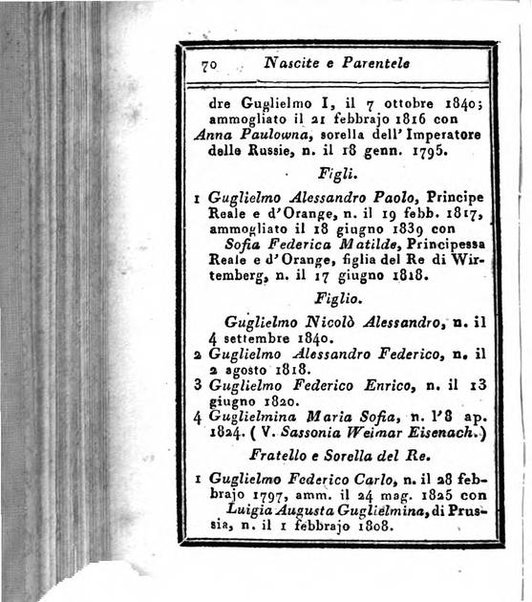 Almanacco di corte