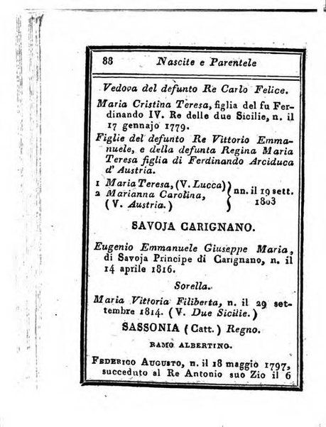 Almanacco di corte