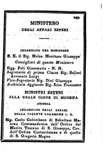 Almanacco di corte