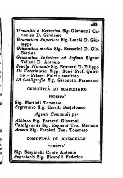 Almanacco di corte