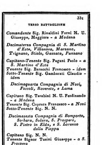 Almanacco di corte