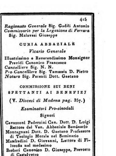 Almanacco di corte