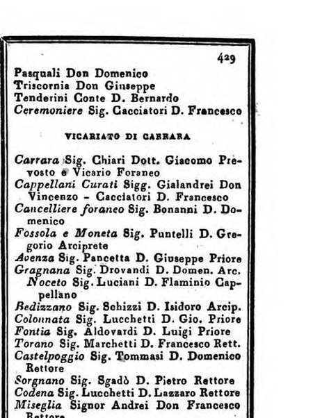 Almanacco di corte