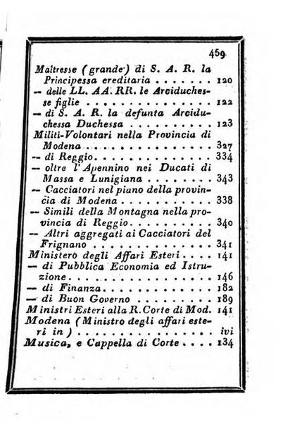 Almanacco di corte