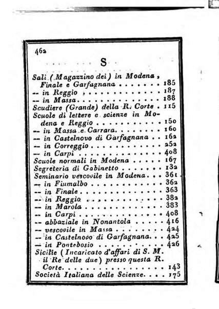 Almanacco di corte