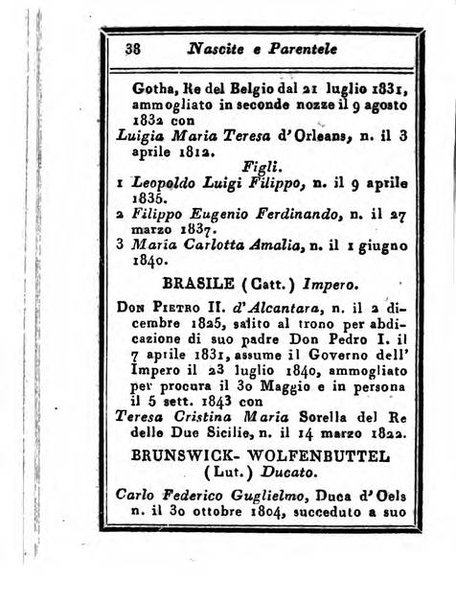 Almanacco di corte