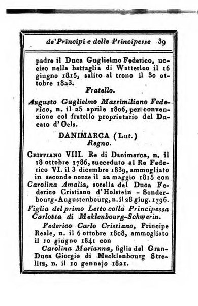 Almanacco di corte