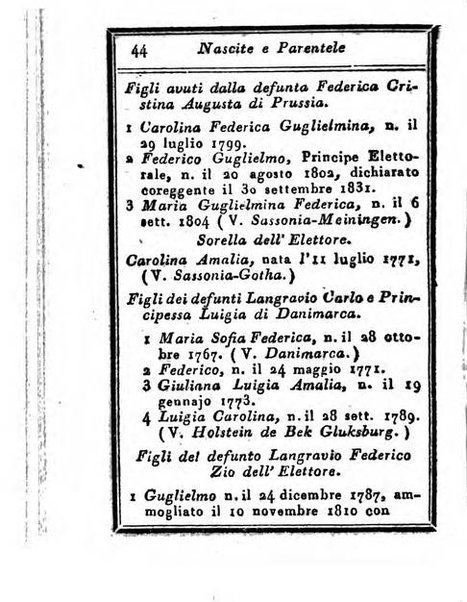 Almanacco di corte