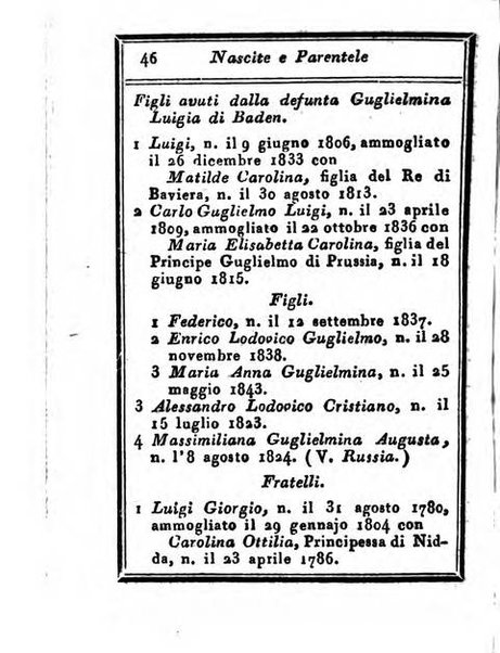 Almanacco di corte