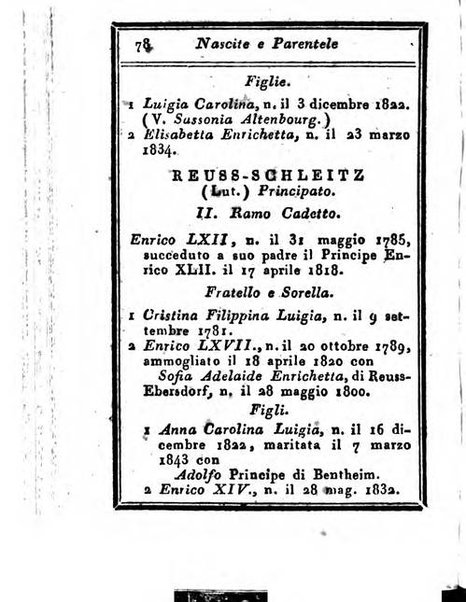 Almanacco di corte