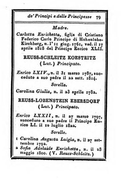 Almanacco di corte