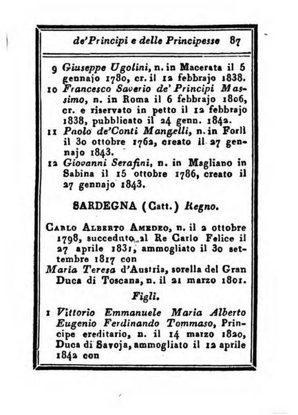 Almanacco di corte