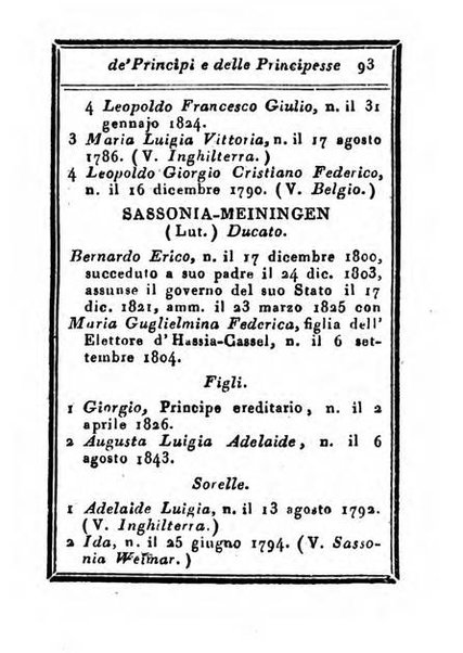 Almanacco di corte