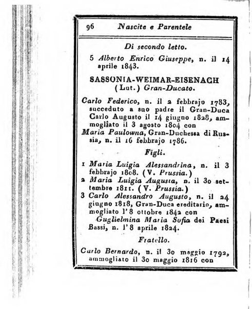 Almanacco di corte