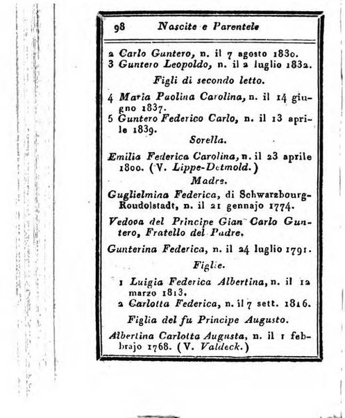 Almanacco di corte