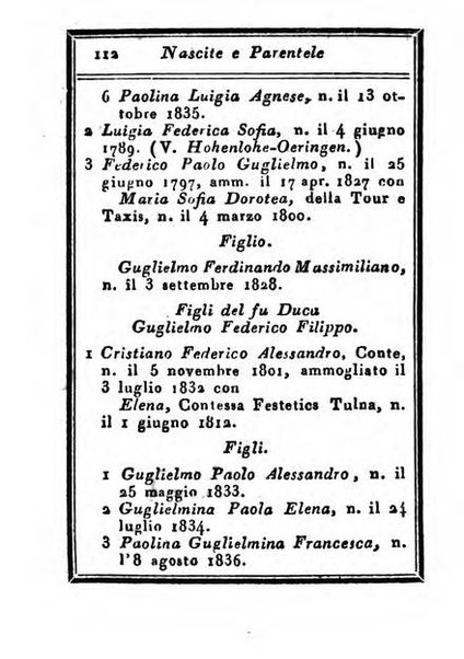 Almanacco di corte