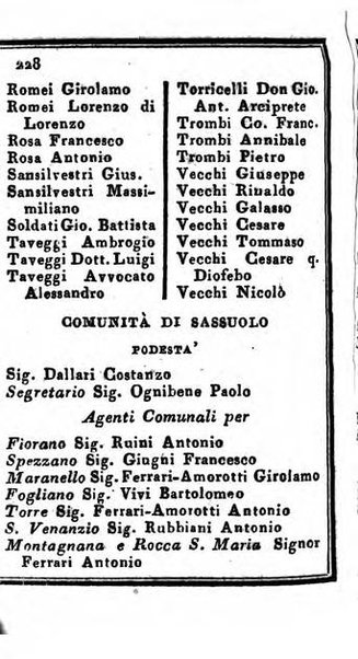 Almanacco di corte